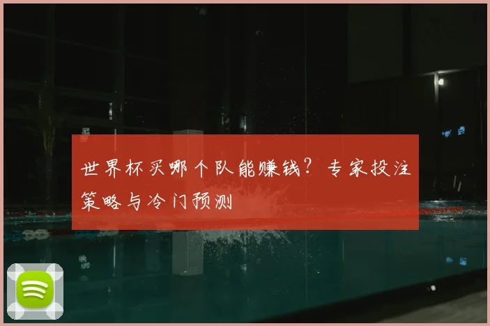 世界杯买哪个队能赚钱?专家投注策略与冷门预测